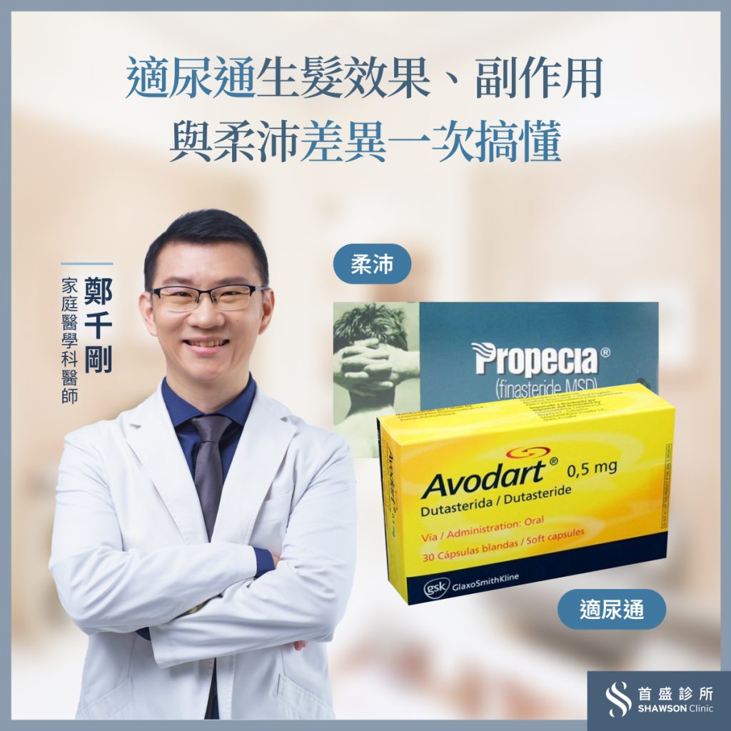 適尿通的生髮效果、副作用與柔沛差異一次搞懂